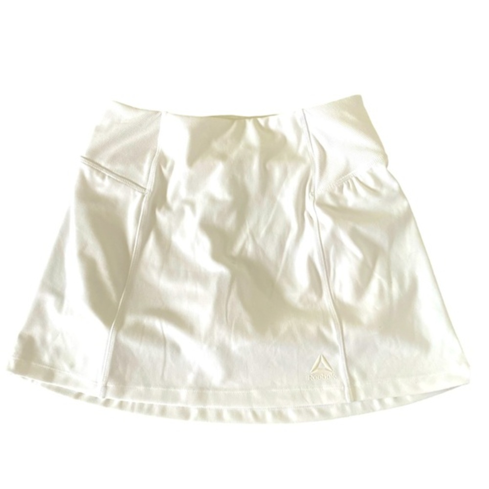 Reebok White Skort - XS white , polyester spandex, NWOT